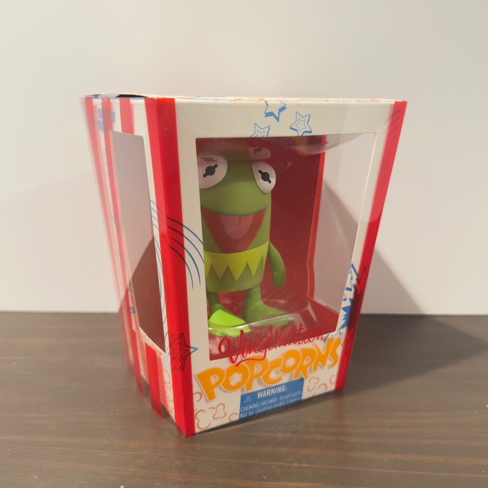 Disney Vinylmation Popcorns Kermit the Frog Muppets Vinyl Parks Collectible 5"